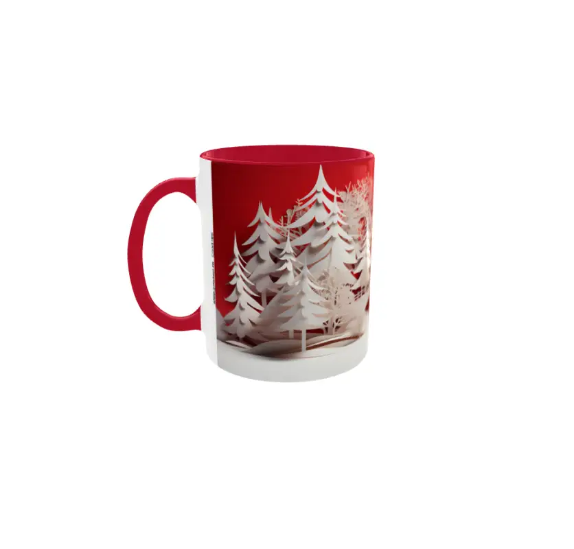 Iarna decor, cana din ceramica, 330ml, model cgs1785v